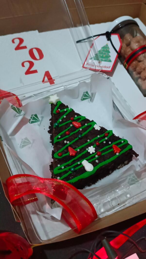 Brownie Pino Navidad